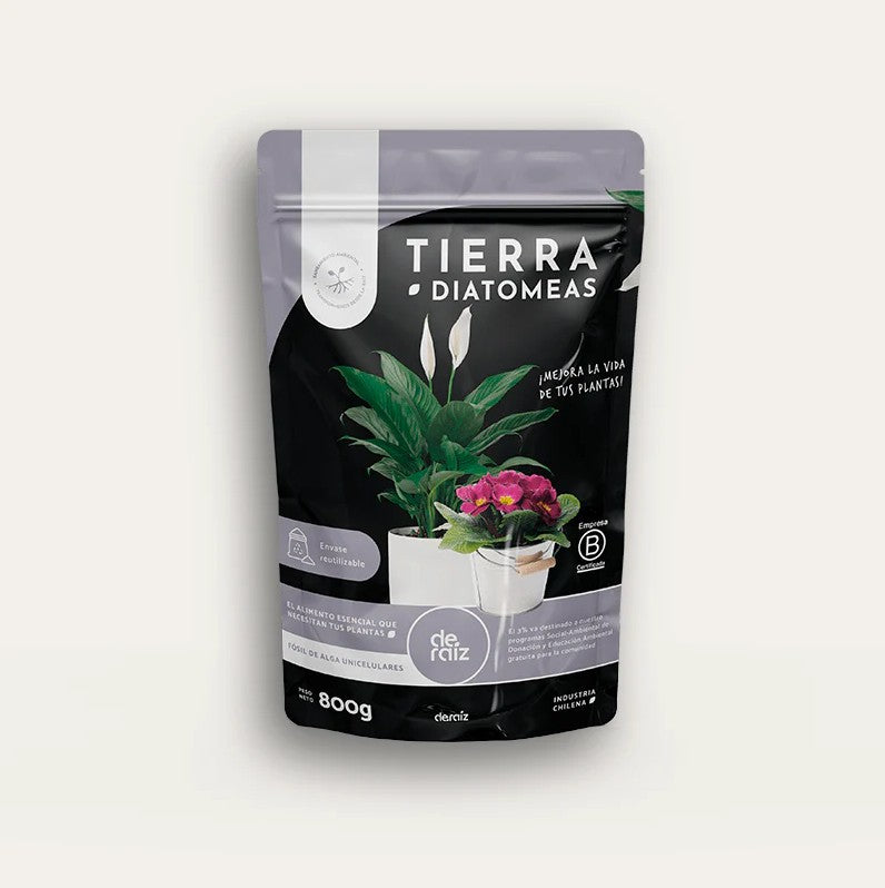 Tierra de Diatomeas | Insecticida y fertilizante orgánico | 800 gr