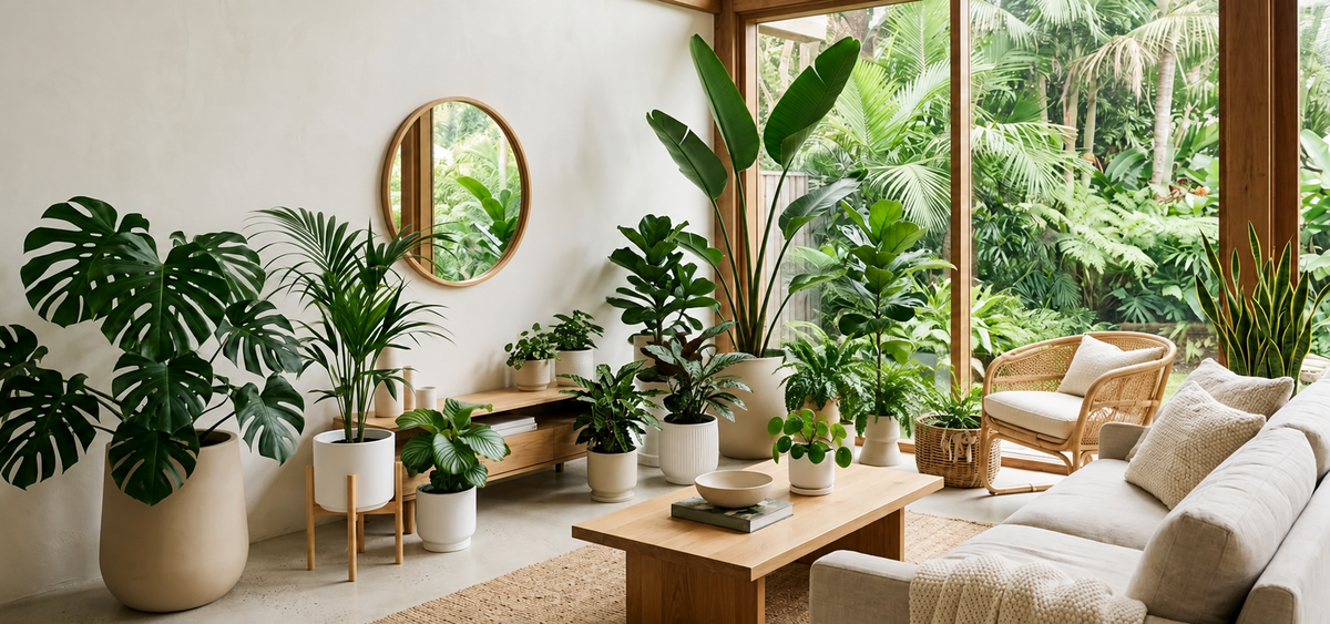 Plantas Kenäz en ambiente interior luminoso